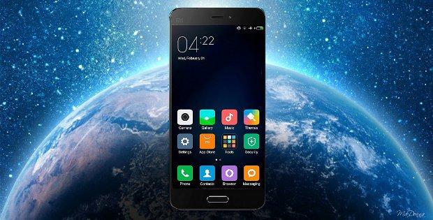 Xiaomi на фоне планеты