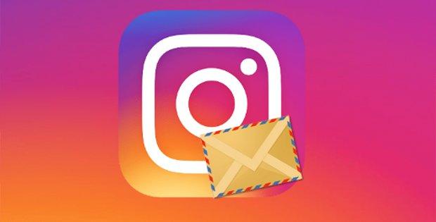 значок Instagram и письма